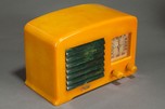 Fada Catalin 53 / 5F50 Radio in Yellow + Blue - Great Art Deco Radio